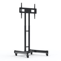 Luxor Adjustable Height Rolling Tv Stand