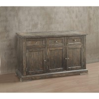 Acme Kitchen Island, Salvage Brown