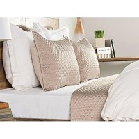 Winthrop 100 Sateen Natural King Quilt by Kosas Home