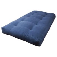 Blazing Needles Vitality 7-inch Microsuede Twin-size Futon Mattress - Indigo