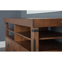 American Furniture Classics Industrial Credenza Console With 3 File Drawers, 60