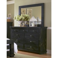 Drawer Dresser and Mirror