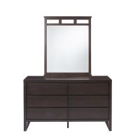 Drawer Dresser and Mirror