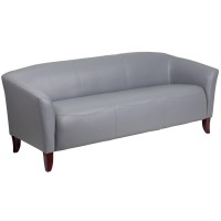 Flash Furniture Hercules Imperial Series Gray Leathersoft Sofa