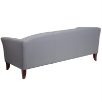 Flash Furniture Hercules Imperial Series Gray Leathersoft Sofa