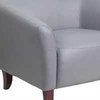 Flash Furniture Hercules Imperial Series Gray Leathersoft Sofa