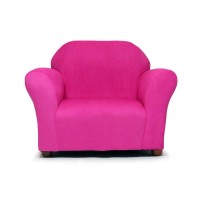 Keet Microsuede Children'S Chair, Roundy, Hot Pink