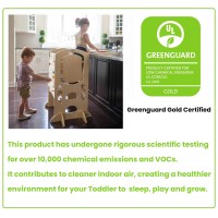 Little Partners Limited Edition Learning Tower, Toddler Tower - Wooden Kitchen Stool And Helper Tower For Babies, Toddlers And Kids, Team Building Skills, Kitchen Step Stool (Natural)