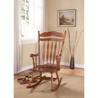 AcME Kloris Rocking chair in Dark Walnut 59209(D0102H7cQ5X)