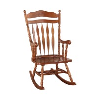 AcME Kloris Rocking chair in Dark Walnut 59209(D0102H7cQ5X)