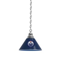 Holland Bar Stool Co. Edmonton Oilers Pendant Light With Chrome Fixture By The