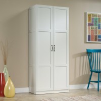 Sauder Select Storage Cabinet Pantry Cabinets White Finish