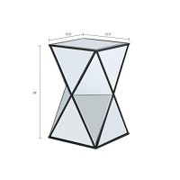 Madison Park Angular Mirror Accent Table