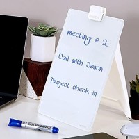 Quartet Glass Whiteboard Desktop Easel, 9