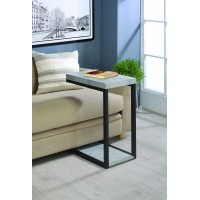 Transitional Cement Snack Table