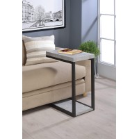 Transitional Cement Snack Table