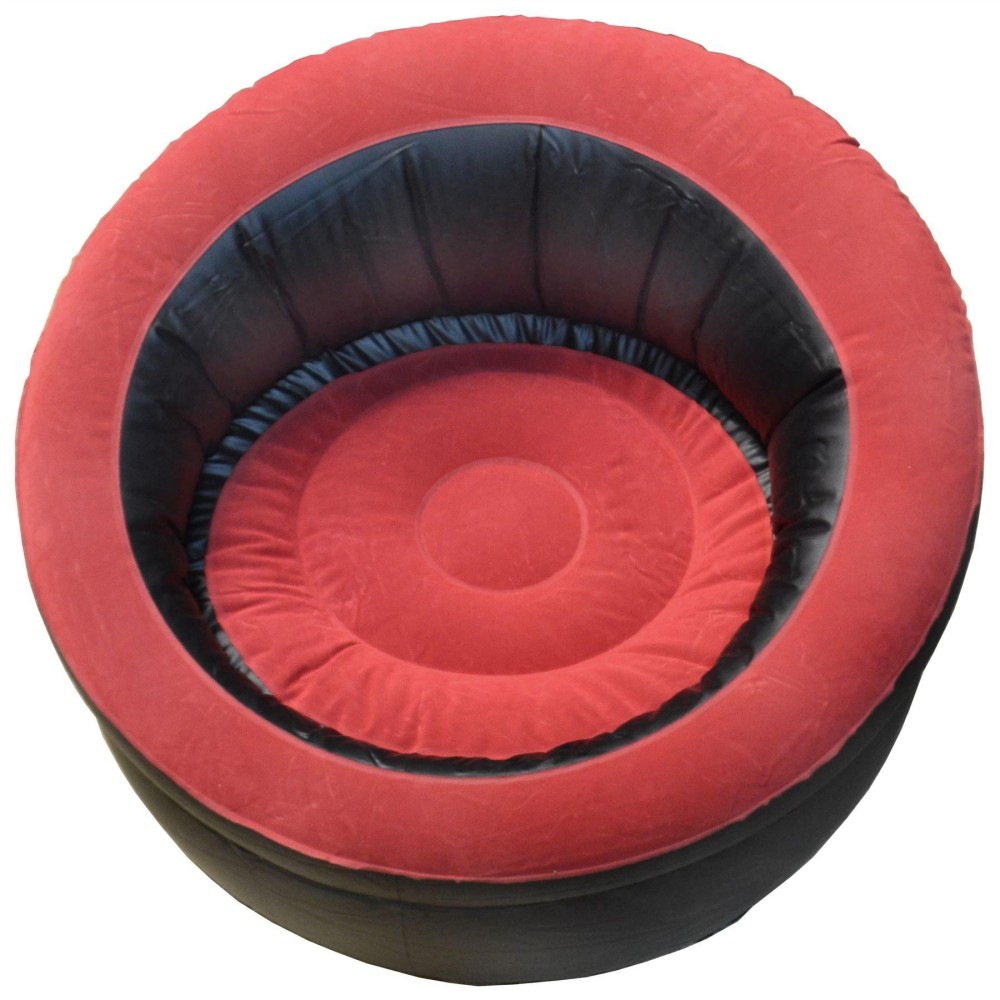 Ab Tools Single Inflatable Chair Blow Up Sofa Seat Lounger Gaming Pod Camping Lounge