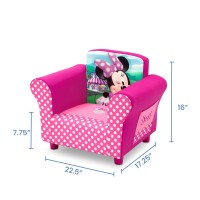 Delta Children Kids Character Upholstered Chair, Minnie Mouse