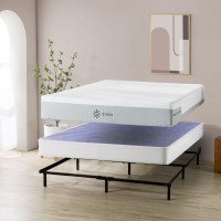 Zinus 7 Inch Metal Smart Box Spring Mattress Foundation Strong Metal Frame Easy Assembly California King