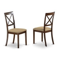 East West Furniture Cabo7S-Cap-C Capri 7 Piece Modern Set Consist Of A Rectangle Wooden Table And 6 Linen Fabric Dining Room Chairs, 36X60 Inch