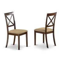 East West Furniture Cabo5S-Cap-C Capri 5 Piece Set For 4 Includes A Rectangle Table And 4 Linen Fabric Kitchen Dining Chairs, 36X60 Inch