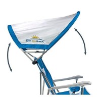 Gci Outdoor Waterside Sunshade Captains Chair Beach Chair & Outdoor Camping Chair With Canopy,Saybrook