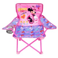 Jakks Pacific Minnie Camp Chair For Kids Portable Camping Fold N Go Chair With Carry Bag Minnie Bows