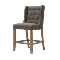 Madison Park Cleo Collection Counter Stool, See Below, Charcoal