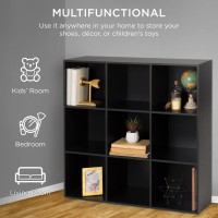 Best Choice Products 9Cube Storage Organizer 11In Shelf Opening Bookcase Display Shelf Customizable W 3 Removable Back Pan