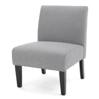 Christopher Knight Home Kassi Fabric Accent Chair, Grey