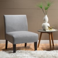 Christopher Knight Home Kassi Fabric Accent Chair, Grey