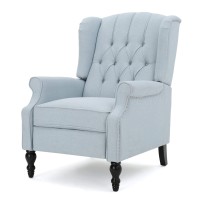 Christopher Knight Home Walter Fabric Recliner, Light Sky Dimensions: 34.75?? X 28.00?? X 41.25??