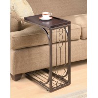 Contemporary Clear Accent Table