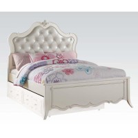 ACME Edalene Full Bed Pearl White