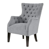 Madison Park Lilith Wing Chair, See Below Below, Grey