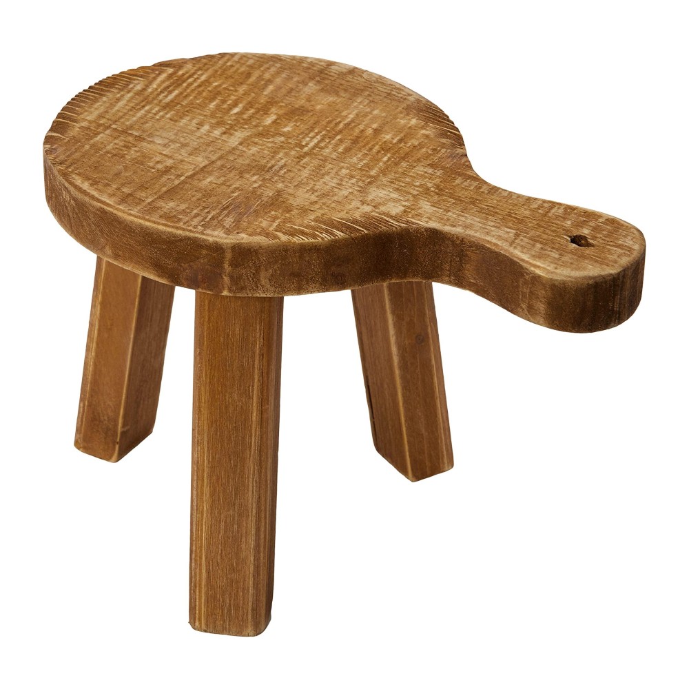 Creative Co-Op Fir Wood Pedestal