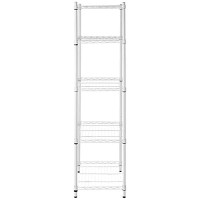 Honeycando Shf01055 5Tier White Shelving Unit 250 Lbs