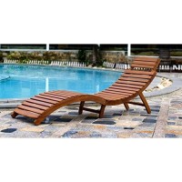 Merry Garden Curved Folding Chaise Lounger