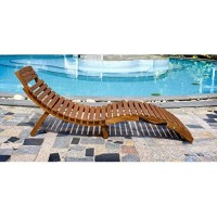 Merry Garden Curved Folding Chaise Lounger