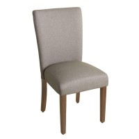 Homepop Parsons Classic Upholstered Accent Dining Chair, Single Pack, Grey