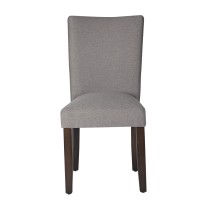 Homepop Parsons Classic Upholstered Accent Dining Chair, Single Pack, Grey