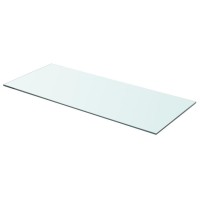 vidaXL Shelf Panel Glass Clear 276x118 243831