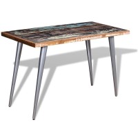 vidaXL Dining Table Solid Reclaimed Wood 472x236x30 244242