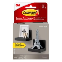 Command Display Ledges Slate 2Ledges 8Medium Foam Strips Decorate DamageFree