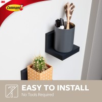 Command Display Ledges Slate 2Ledges 8Medium Foam Strips Decorate DamageFree