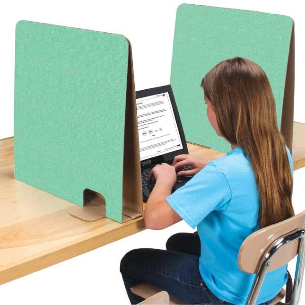 Really Good Stuff Tall Privacy Dividers - Reduce Distractions During Tests Or Assignments - Desk Privacy Shields Are Ideal For Computer Activities And Digital Testing, 19