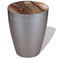 vidaXL Aviator Stool Solid Reclaimed Wood 244243