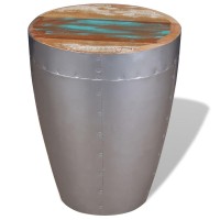 vidaXL Aviator Stool Solid Reclaimed Wood 244243