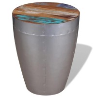 vidaXL Aviator Stool Solid Reclaimed Wood 244243