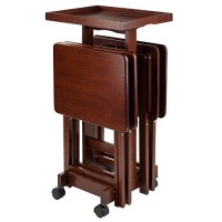 Winsome Isabelle Snack table, Walnut 19.69x15.91x36.22